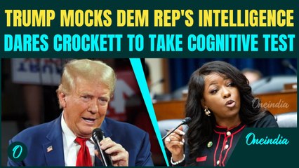 “Low (Very!!!) I.Q.”  Trump ATTACKS Jasmine Crockett With ‘Cognitive Test’ Dare After Fiery Insult