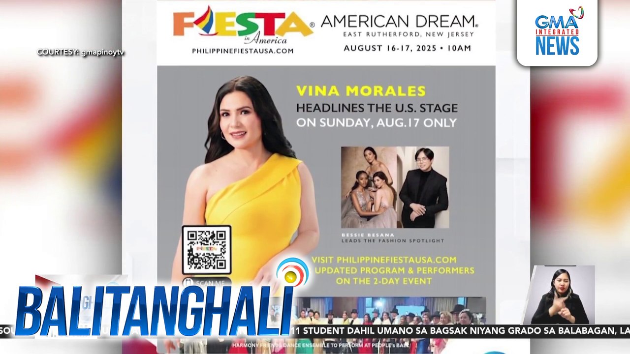 Vina Morales, nagpasaya ng mga Pinoy sa GMA Pinoy TV Pistahan Parade and Festival sa San Franciso; aabangan sa Fiesta in Amerika sa August 17 | Balitanghali
