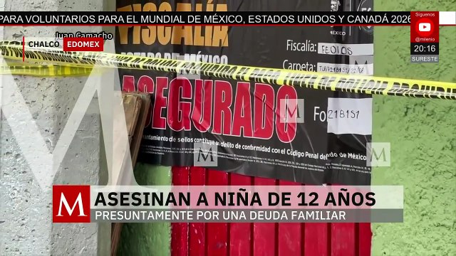 En el Estado de México, es asesinada una menor de 12 años de edad