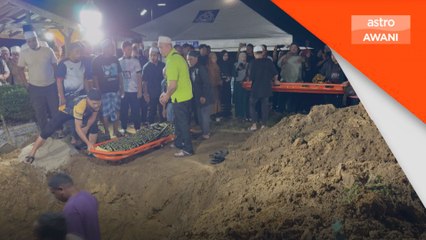 4 beranak maut kemalangan disemadi satu liang lahad