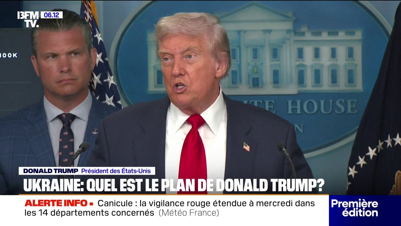 Rencontre Trump/Poutine: Donald Trump se dit "contrarié" par le refus de Volodymyr Zelensky de céder des territoires à la Russie