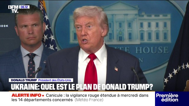 Rencontre Trump/Poutine: Donald Trump se dit contrarié par le refus de Volodymyr Zelensky de céder des territoires à la Russie