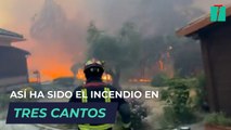 Así se ha vivido el incendio de Tres Cantos en Madrid