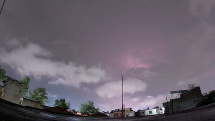 Beautiful Night Laps in Thunderstorm