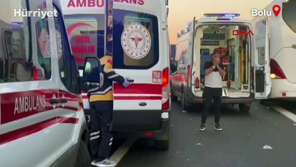 Yolcu otobüsü kamyona çarptı