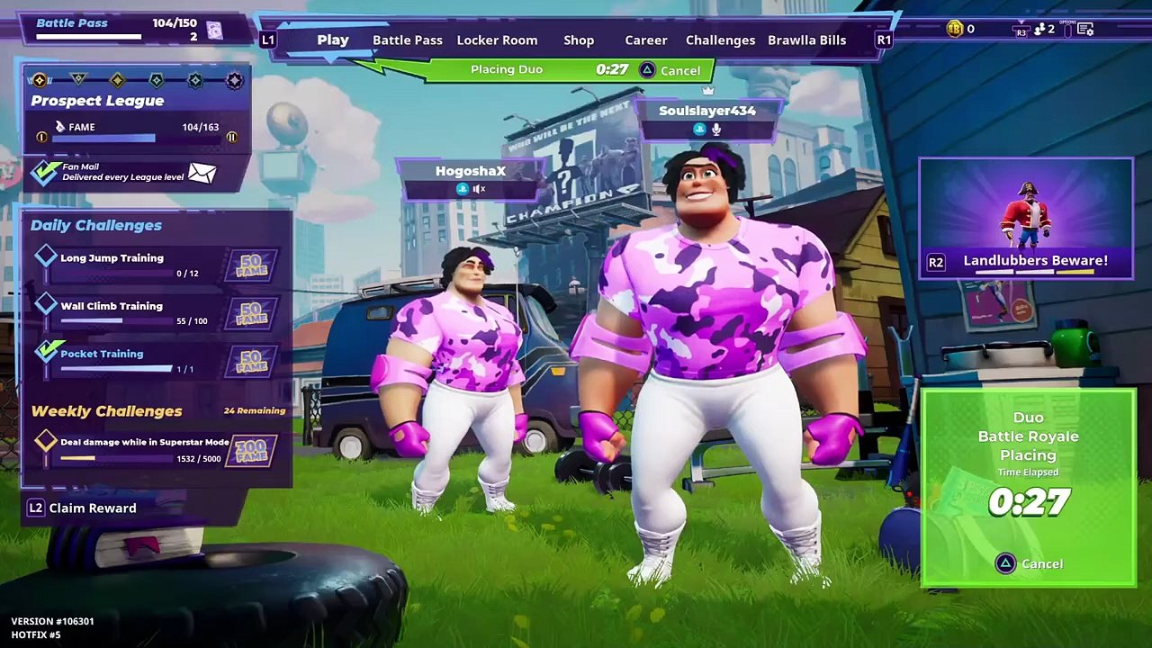 Rumbleverse Win #1 (Duos)