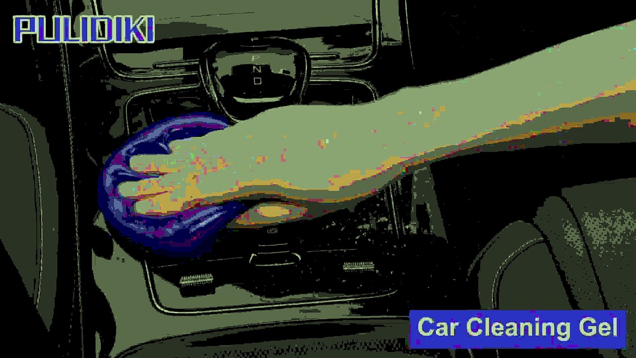PULIDIKI Car Cleaning Gel – Sticky Cleaning Putty & Slime for Car Interior, Dashboard, Vents | Car Detailing Kit & Dust Remover | Auto Cleaning Supplies & Accessories (Purple)