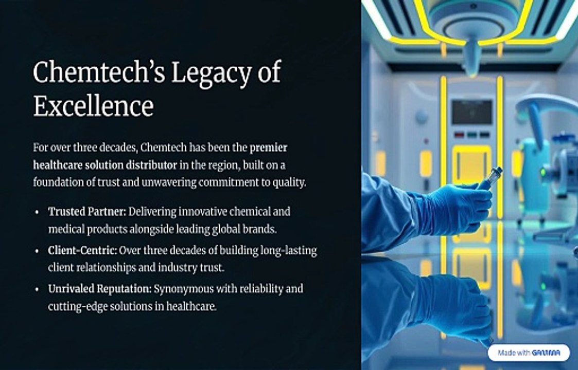 Nadine Adam Chemtech Pioneering Smart Chemical Solutions for the Medical Industry