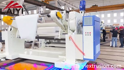 Semi-automatic Woven Fabric and Aluminum Foil Lamination