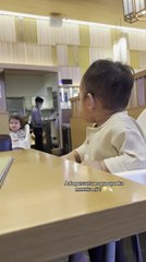 Baby Nods at Another Baby and Receives Sweet Nod in Return