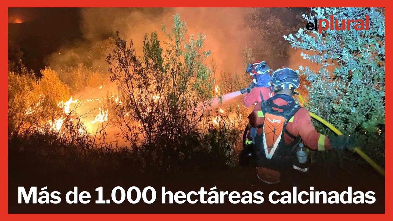 El incendio de Tres Cantos (Madrid) ya está perimetrado tras calcinar 1.000 hectáreas y dejar dos heridos