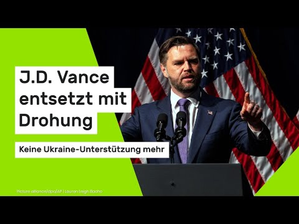 J.D. Vance entsetzt mit Drohung: Keine Ukraine-Unterstützung mehr
