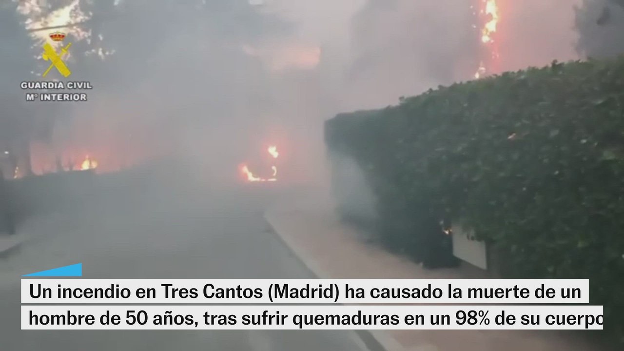 Controlado el incendio en Tres Cantos (Madrid) tras arrasar 1.000 hectáreas y obligar al desalojo de tres urbanizaciones