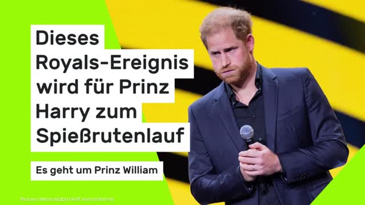 Dieses Royals-Ereignis wird für Prinz Harry zum Spießrutenlauf