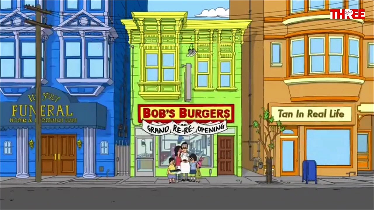 Virgin Media Three (Rocketia) - Mở đầu và kết thúc phim "Bob's Burger"