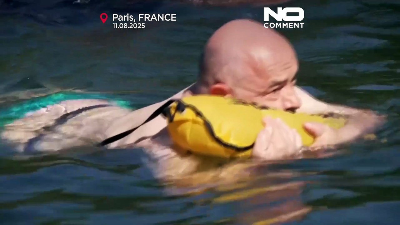 NO COMMENT: París invierte 1.400 millones de euros en limpieza para que los nadadores vayan al Sena