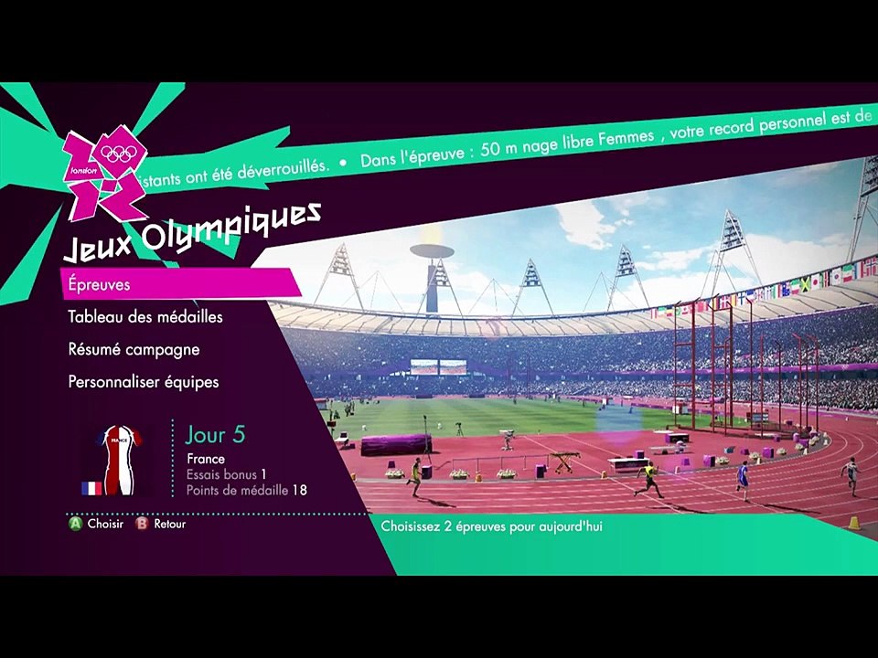 Londres 2012 : Jour 5 (Difficile)
