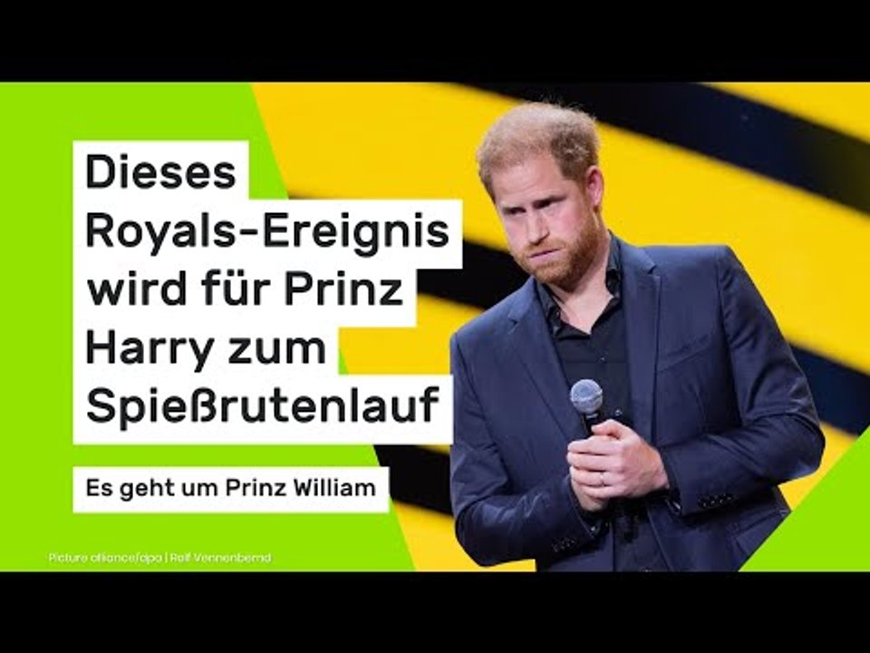 Dieses Royals-Ereignis wird für Prinz Harry zum Spießrutenlauf