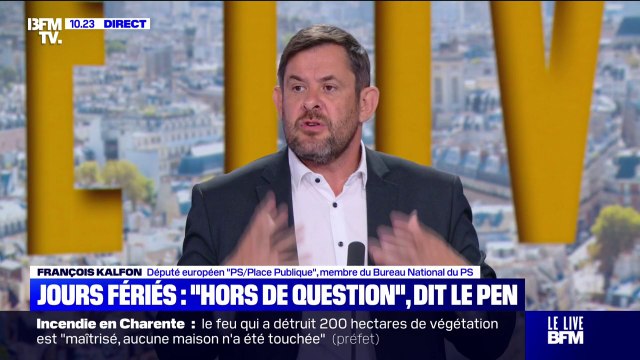Suppression de deux jours fériés: Pour que les efforts soient acceptés, il faut qu'ils soient équitablement répartis , déclare François Kalfon, député européen PS