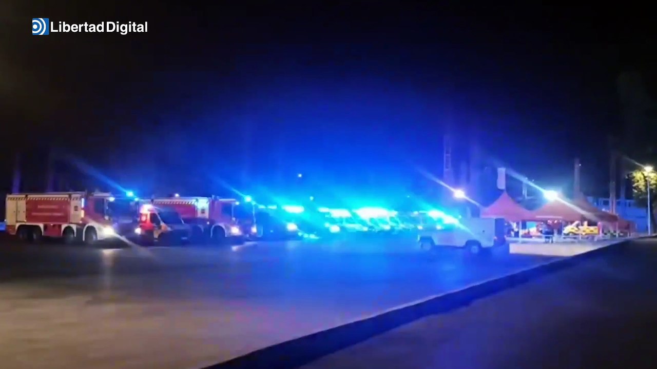 Las imágenes del incendio de Tres Cantos en Madrid