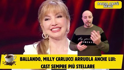 Ballando, Milly Carlucci arruola anche lui cast sempre più stellare