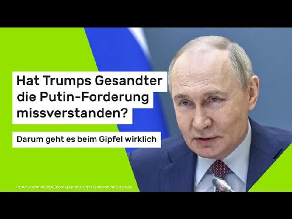Trump-Vertrauter: Putin-Forderung missverstanden?