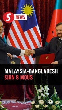 Malaysia, Bangladesh ink eight MOUs to boost bilateral ties, defence cooperation
