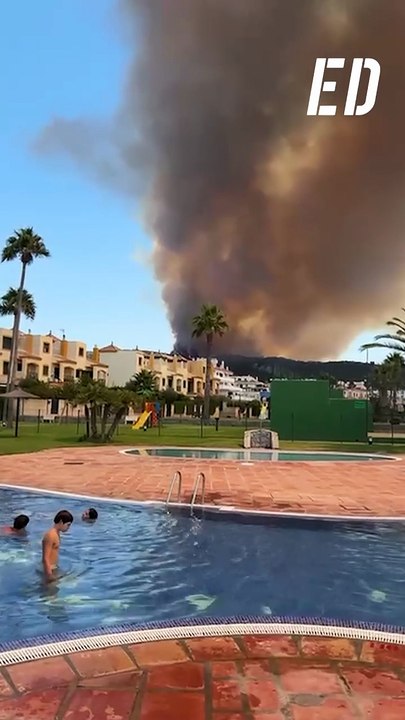 Incendio en Zahara de los Atunes