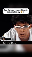 Top 5 biggest wasted talents in history! Do you agree with me? #tennis #kyrgios #paire #chung