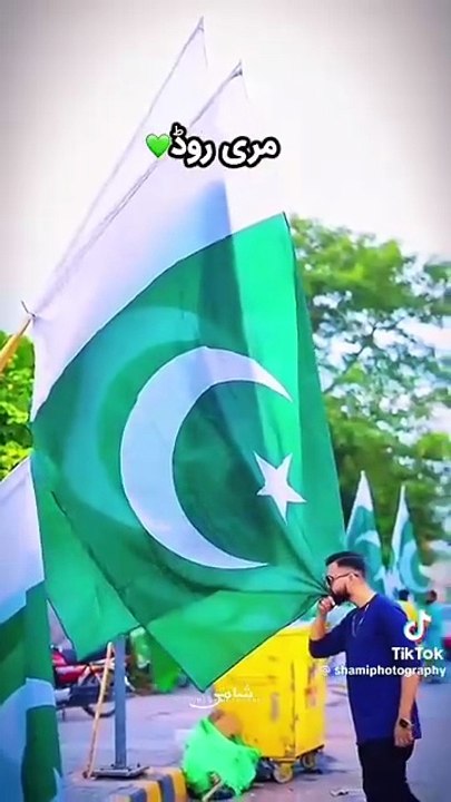 Rawalpindi decorated for 14 August 💚