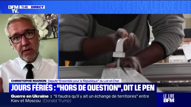 Suppression de deux jours fériés: Le travail supplémentaire doit payer davantage , réclame Christophe Marion (Ensemble)
