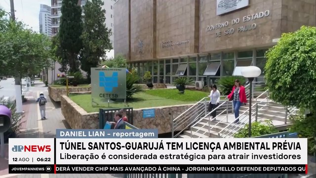 Obras do túnel Santos-Guarujá: Licença ambiental permite leilão