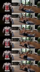 Beginner abs workout at home ! 🔥