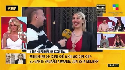 El momento en el que Miguelina confiesa haber tenido un trío con L-Gante y Romina Uhrig