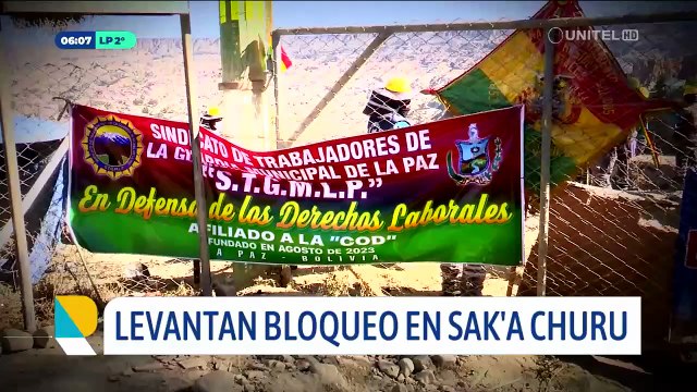 Acuerdo entre Alcaldía y trabajadores del relleno reactiva recolección de basura en La Paz tras ocho días de conflicto