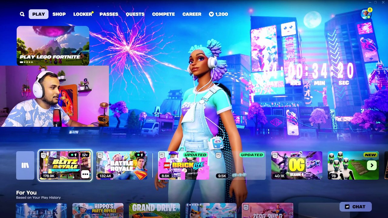 Hardest HEADSHOT Skill In Fortnite History! Last update of Chapter 6, Season 3 Fortnite gameplay