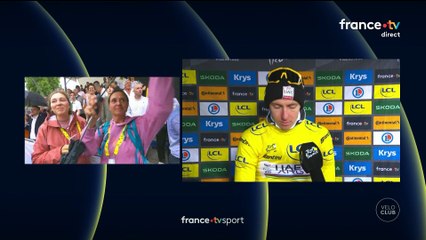 Etape 17 - Tadej Pogacar : L'objectif c'est de rester en jaune, rien d'autre