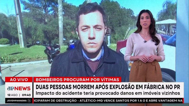 Explosão em fábrica no Paraná deixa dois mortos e causa estragos