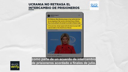 Euroverify: ¿Está Ucrania retrasando un intercambio de presos con Rusia como afirma el Kremlin?