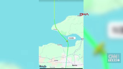 Marmara üzerinde havada korku dolu anlar! Pilot: Gerekirse Büyükçekmece Gölü’ne iniş yapacağım