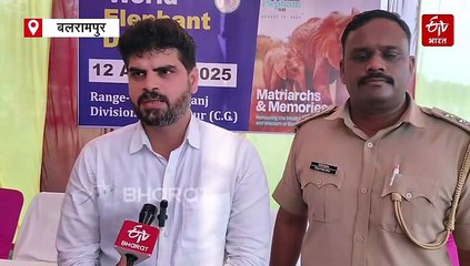 विश्व हाथी दिवस: रामानुजगंज वन वाटिका में स्कूली बच्चों ने लिया हाथियों की सुरक्षा का प्रण