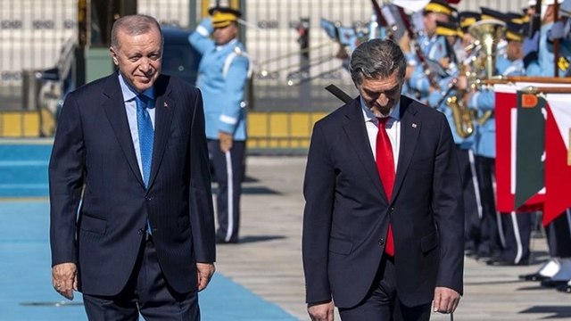 Cumhurbaşkanı Erdoğan, Gürcistan Cumhurbaşkanı Kavelashvili’yi resmi törenle karşıladı