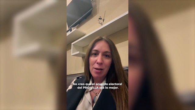 María Eugenia Vidal salió públicamente a decir que no está de acuerdo con la rendición del PRO