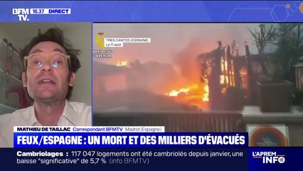 Incendies en Espagne: de nombreux feux encore hors de contrôle dans le pays