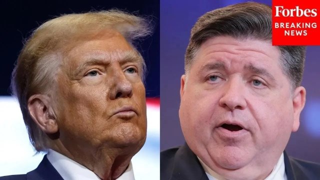 'I Noticed He Lost A Little Weight, So Maybe He Has A Chance': Trump Hits Pritzker's POTUS Chances