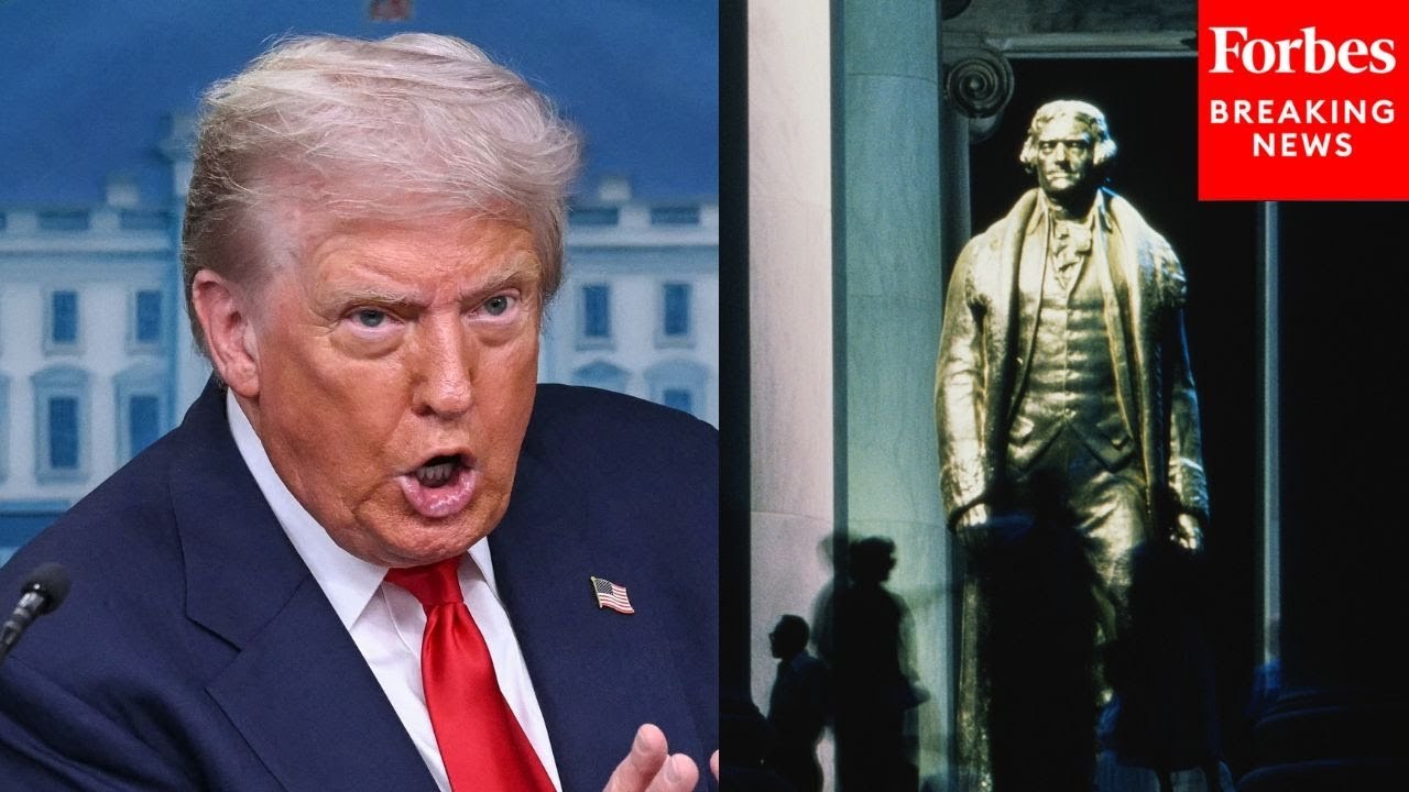 Trump Touts Early 1900s Law To Give 10 Year Jail Sentences To Anyone Who Touches Statues In DC