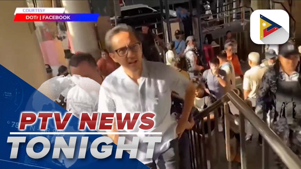 DOTr Chief inspects site for construction of North-South Commuter Railway Project