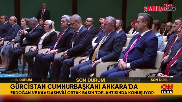 Cumhurbaşkanı Erdoğan: Gürcistan ile yeni ticari hedefimiz 5 milyar dolar