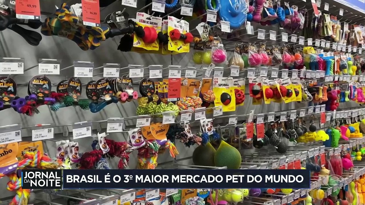 Brasil é o 3º maior mercado pet do mundo