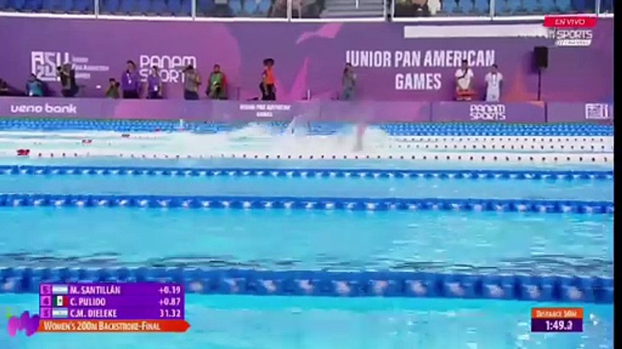 La nadadora Tatengue Malena Santillán es Campeona Panamericana Junior